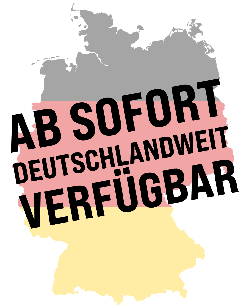 Karte von Deutschland mit Orten und Regionen in denen es Mein Windelzuschuss gibt